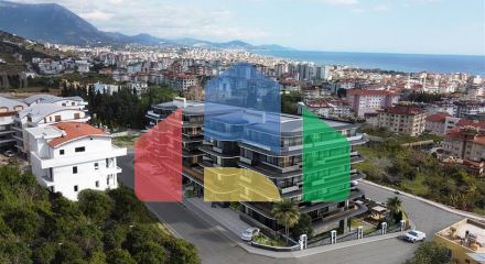 Квартира 1+1 в новом жилом комплексе в центре Алании