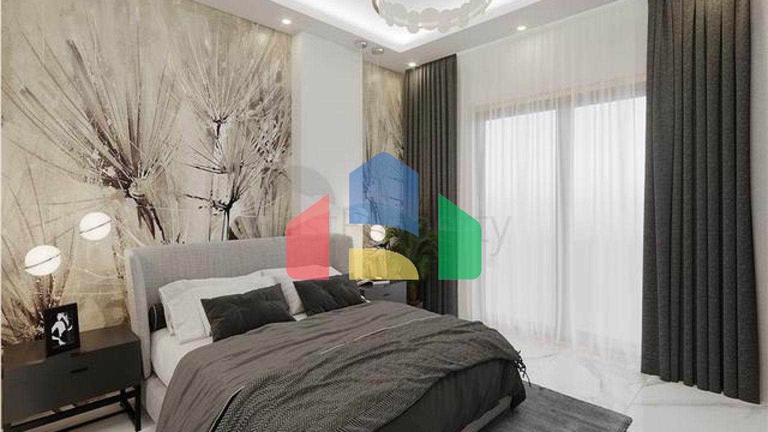 Двокімнатна квартира в пішій доступності до пляжу Клеопатри