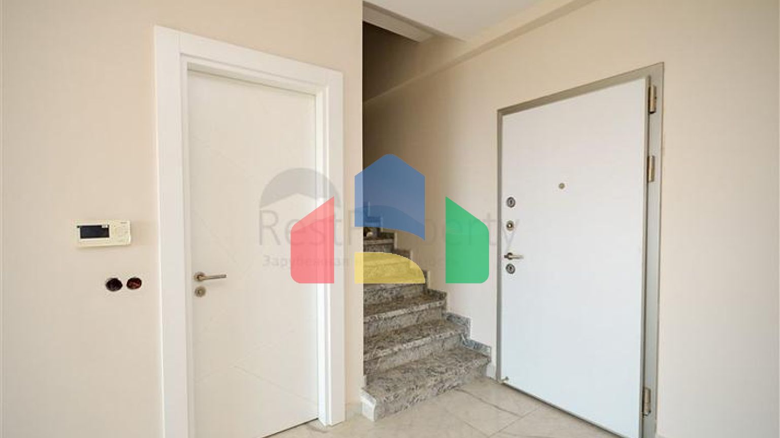 Двухэтажный пентхаус 3+1 с закрытым паркингом и видом на море в Алании