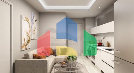 1+1 apartments in a new complex near Cleopatra beach