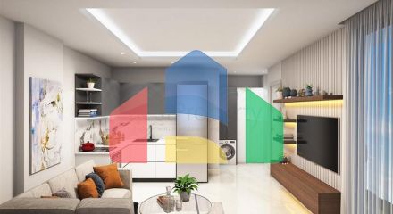 Квартиры 1+1 в новом комплексе возле пляжа Клеопатры