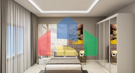 Квартиры 1+1 в новом комплексе возле пляжа Клеопатры