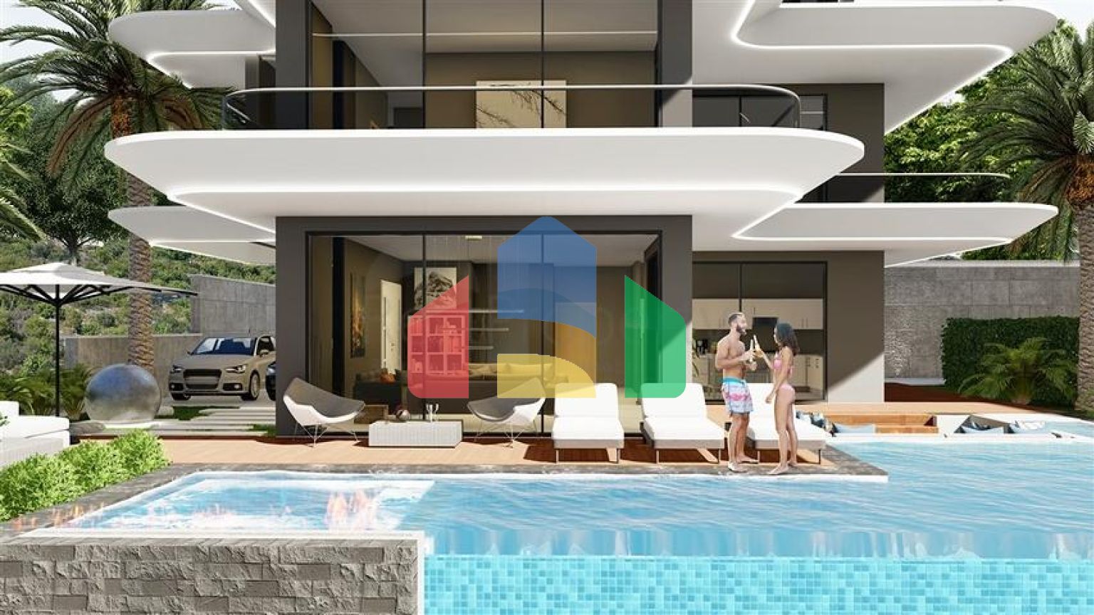 Вілла в унікальній локації в самому серці Аланії