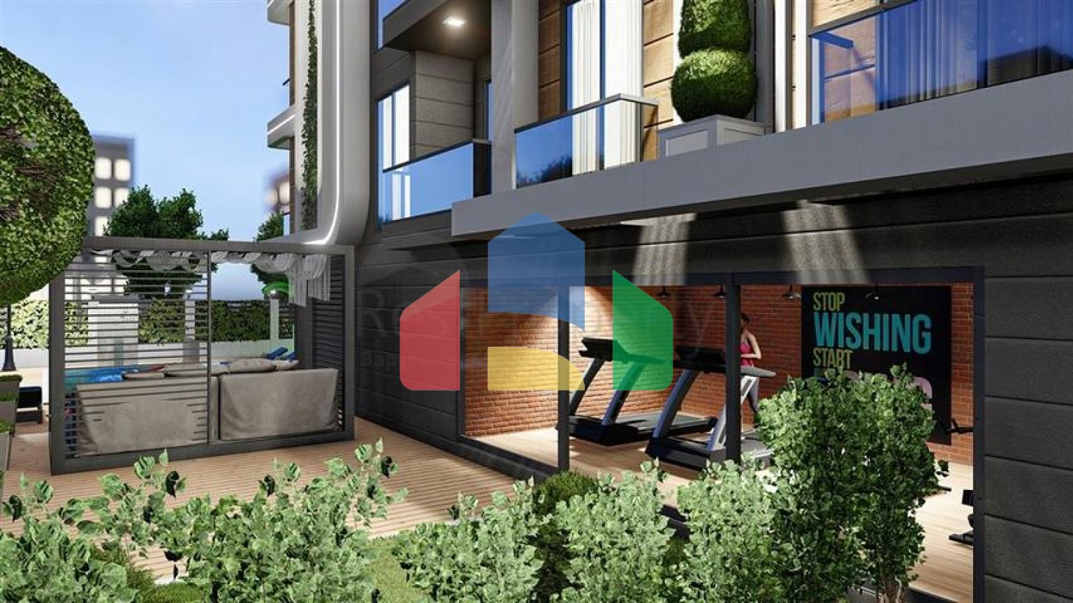 Новый проект в центре Алании в 350 м от моря