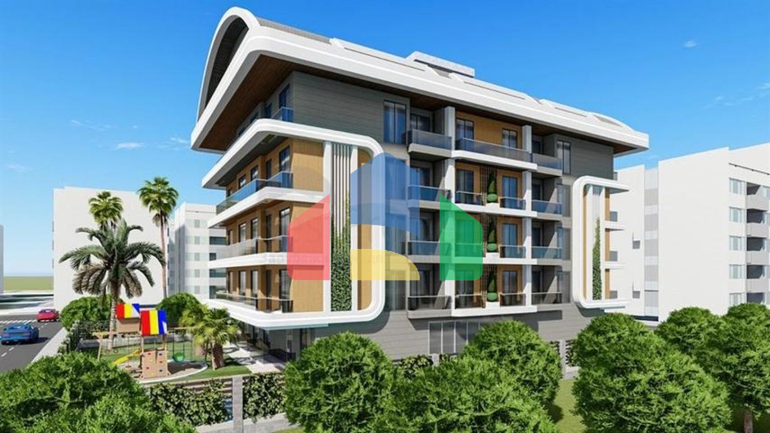 Новый проект в центре Алании в 350 м от моря