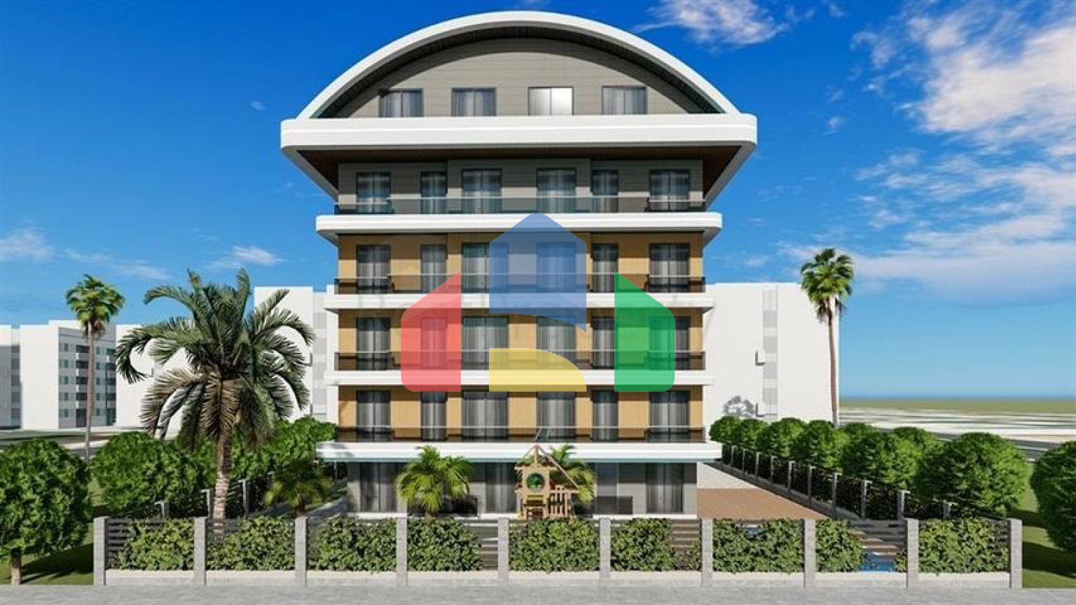 Новый проект в центре Алании в 350 м от моря