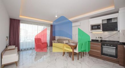 Furnished 1+1 apartment in the heart of Alanya