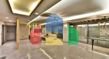 Вилла с видом на Средиземное море и Аланийскую крепость