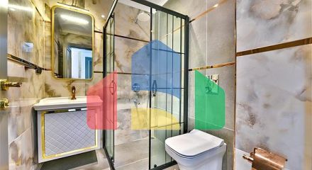 Вилла с видом на Средиземное море и Аланийскую крепость