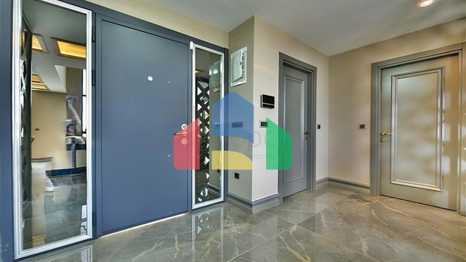 Вилла с видом на Средиземное море и Аланийскую крепость