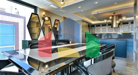 Вилла с видом на Средиземное море и Аланийскую крепость