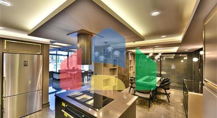 Вилла с видом на Средиземное море и Аланийскую крепость