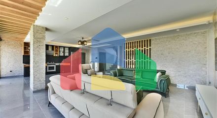 Вилла с видом на Средиземное море и Аланийскую крепость