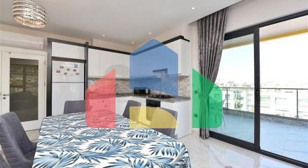 Комфортабельная квартира планировки 2+1 в центре Алании