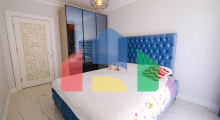 Мебелированная просторная квартира в комплексе с видом на море и горы