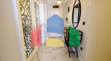 Мебелированная просторная квартира в комплексе с видом на море и горы