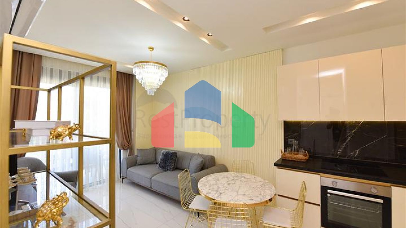 Квартира 1+1 в 300 м от пляжа Клеопатры