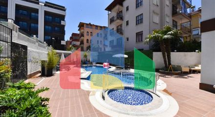 Квартира 1+1 в 300 м от пляжа Клеопатры