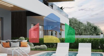 Новий комплекс вілл з панорамним видом на море в районі Тепе