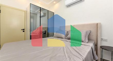 One-bedroom apartment with access to the garden in the center of Alanya