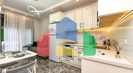 One-bedroom apartment with access to the garden in the center of Alanya