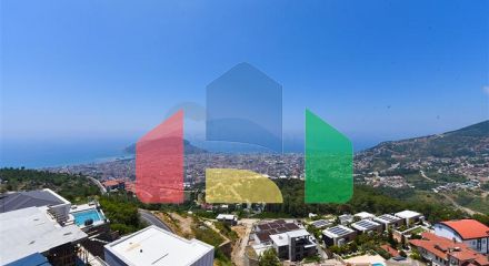 Вилла 4+2 с бассейном и видом на Средиземное море