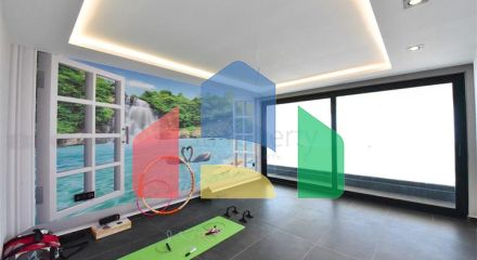 Вилла 4+2 с бассейном и видом на Средиземное море