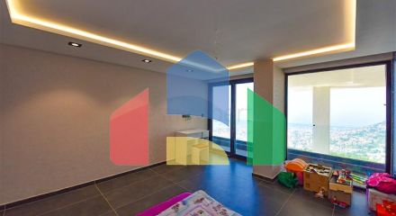 Вилла 4+2 с бассейном и видом на Средиземное море