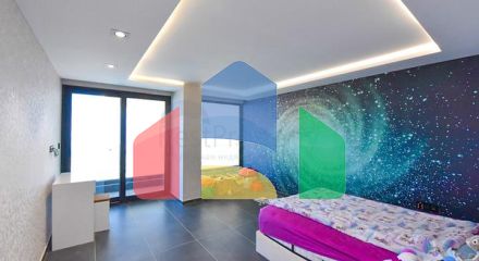 Вилла 4+2 с бассейном и видом на Средиземное море