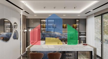 Вілла преміум-класу 4 + 1 в центрі Аланії