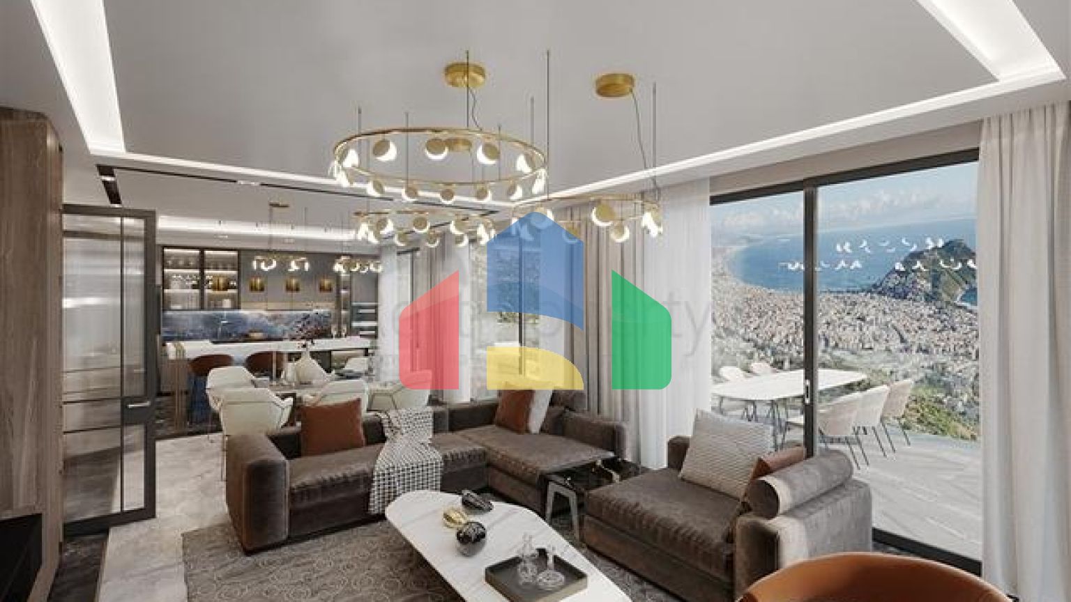 Вілла преміум-класу 4 + 1 в центрі Аланії