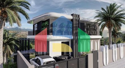 Вілла преміум-класу 4 + 1 в центрі Аланії