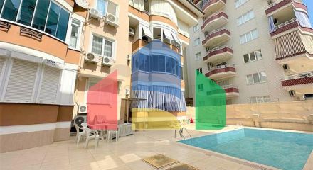 Апартаменты 2+1 с отдельной кухней в центре Алании