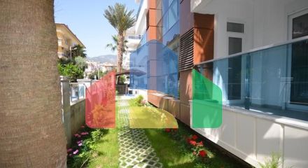 Меблированные апартаменты планировкой 1+1 на пляже Клеопатра