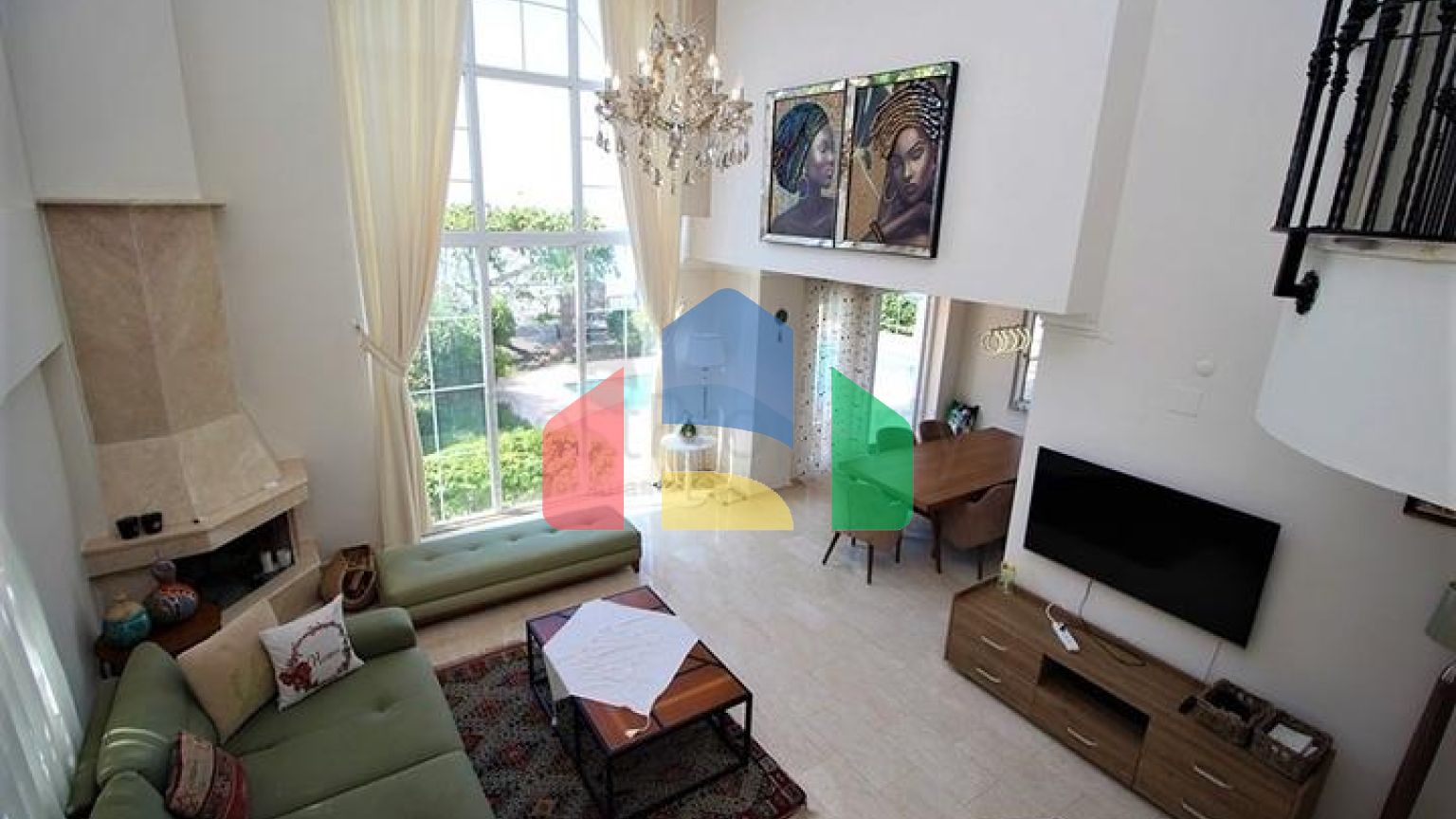 Мебльована окрема вілла 4+1 в районі Тепе