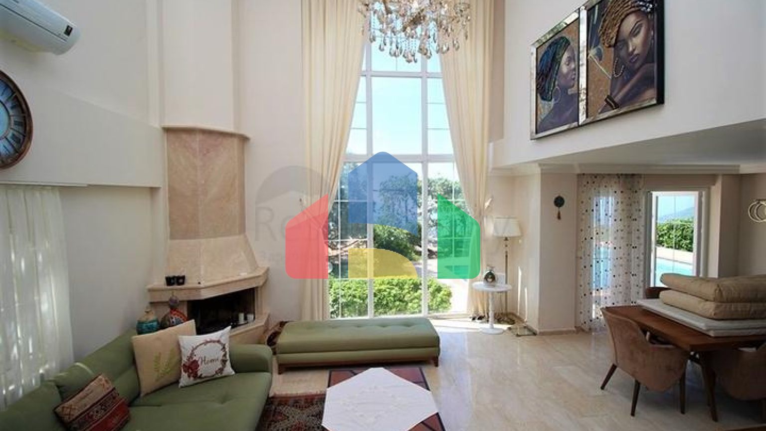 Мебльована окрема вілла 4+1 в районі Тепе