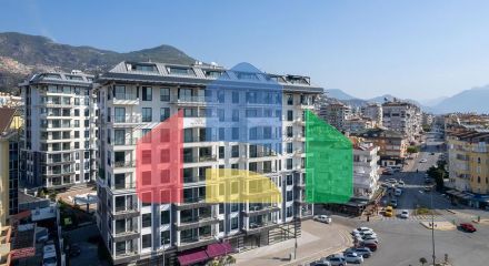 Квартира 3+1  в новом комплексе в районе пляжа Клеопатра