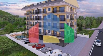 Квартира 1+1 в новом комплексе в центре Алании