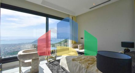 Вилла 4+1 с панорамным видом на море