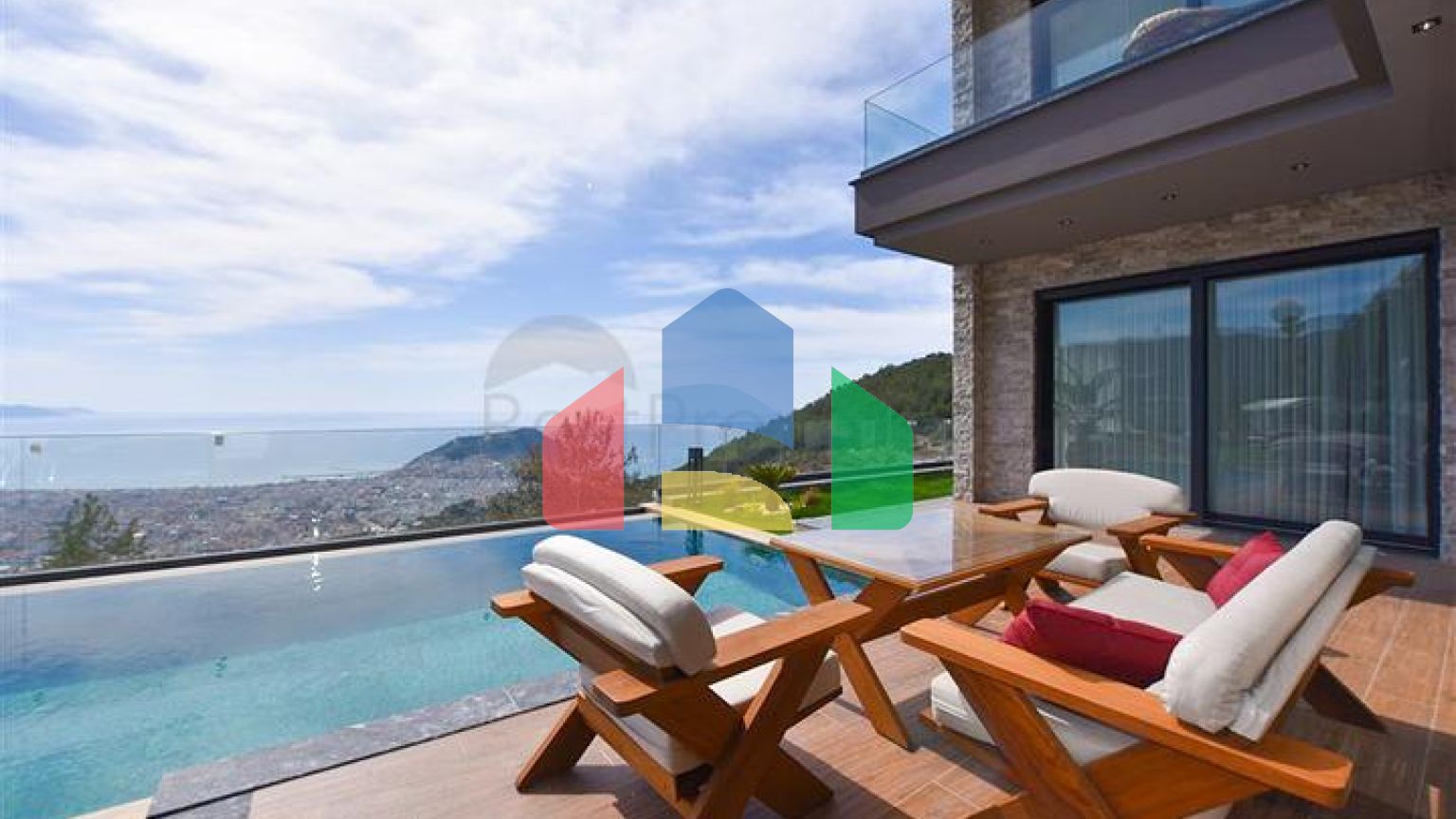 Вилла 4+1 с панорамным видом на море