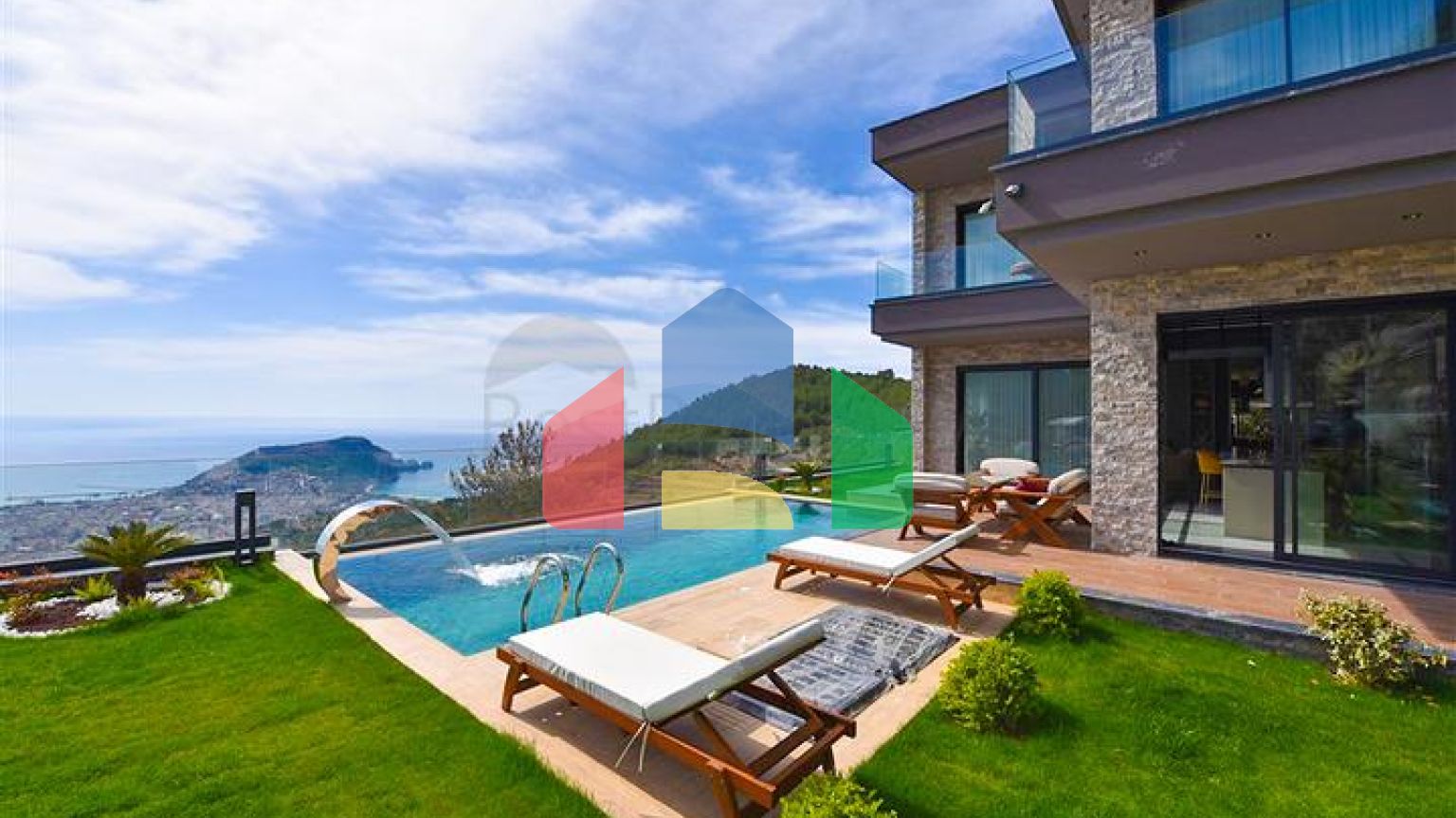 Вилла 4+1 с панорамным видом на море