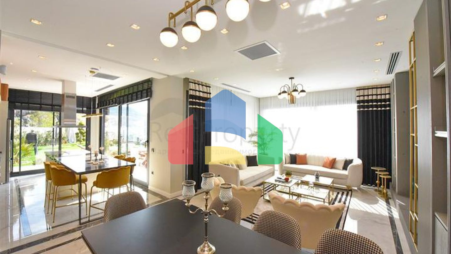 Вилла 4+1 с панорамным видом на море