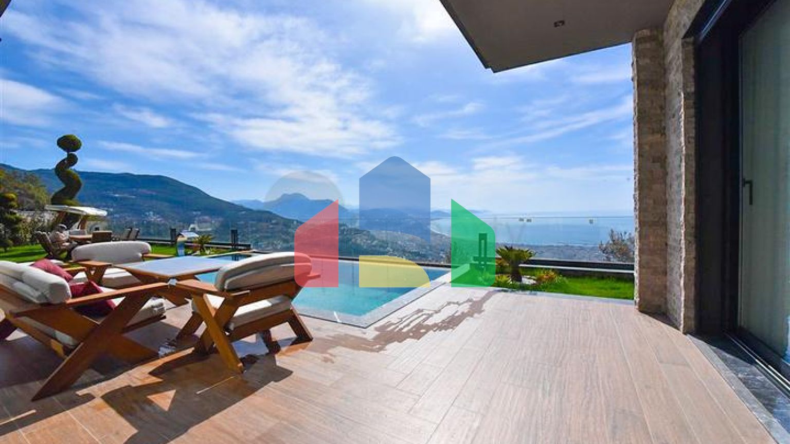 Вилла 4+1 с панорамным видом на море