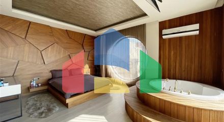 Двухуровневая вилла с бассейном с открытым видом на море