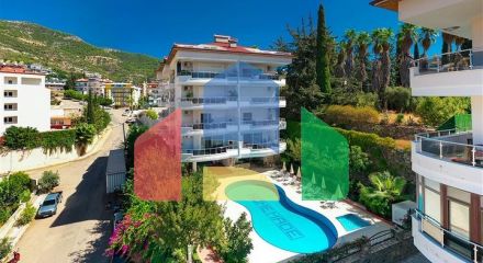 Apartment 2+1 in the center of Alanya