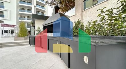 Пентхаус 3+1 в центре Алании с потрясающими видовыми характеристиками