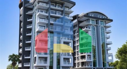 One-bedroom apartment in a new Alanya complex