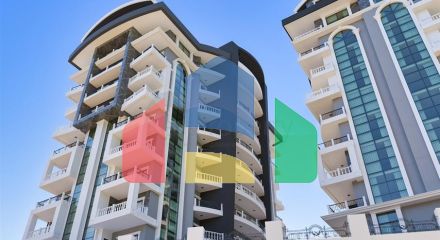 One-bedroom apartment in a new Alanya complex