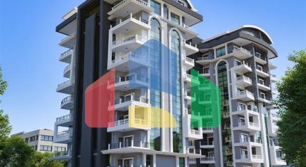 One-bedroom apartment in a new Alanya complex