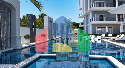 One-bedroom apartment in a new Alanya complex